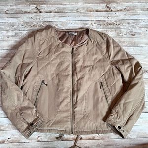 💚Larry Levine quilted bomber jacket